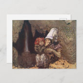 ジョン・バウアーによるトロールと子供 ポストカード (正面/裏面)