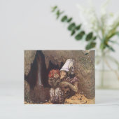 ジョン・バウアーによるトロールと子供 ポストカード (スタンド正面)