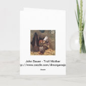 ジョン・バウアーによるトロール母と子 シーズンカード (裏面)