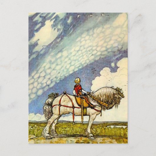 ジョン・バウアーによる「広い世界へ」 ポストカード (正面)