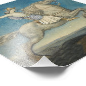 ジョン・バウアーの水彩画「王子が到着した」 フォトプリント            (角)