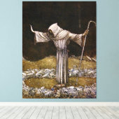 ジョン・バウアーの「ブラザー・マーティン」水彩画 キャンバスプリント (インサイチュ (ウッドフロア))