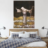 ジョン・バウアーの「ブラザー・マーティン」水彩画 キャンバスプリント (インサイチュ (寝室))