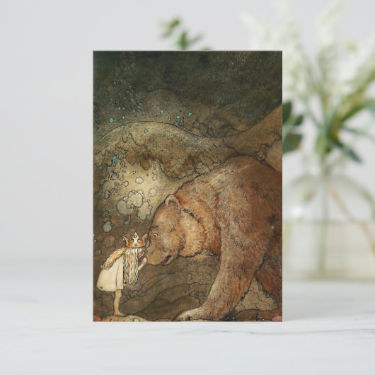 ジョン・バウアーの「彼女はクマにキスをした」 サンキューカード (スタンド正面)