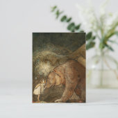 ジョン・バウアーの「彼女はクマにキスをした」 ポストカード (スタンド正面)