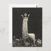 ジョン・バウアープリンセスとトロールヴィンテージ・アート ポストカード (正面/裏面)