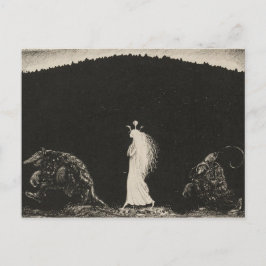 ジョン・バウアープリンセスとトロールヴィンテージ・アート ポストカード