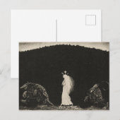 ジョン・バウアープリンセスとトロールヴィンテージ・アート ポストカード (正面/裏面)