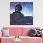 ジョン・バウアー・キング・オブ・トロル・マウンテン・イン・ブルー キャンバスプリント (インサイチュ (リビング))