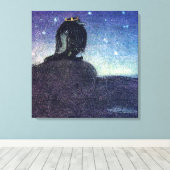 ジョン・バウアー・キング・オブ・トロル・マウンテン・イン・ブルー キャンバスプリント (インサイチュ (ウッドフロア))