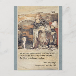 ジョン・バウアー・トロール夫妻、ベビーCC1024 ポストカード