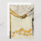 ジョン・バウアー・プリンス（影なし） 1910 招待状 (正面/裏面)