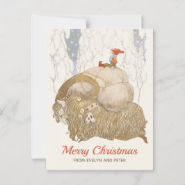 ジョン·バウアー·ユール（キリスト降誕祭）ヤギ·ジュルボッケン·クリスマス·カード マグネット招待状