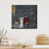 ジョン・バウアー – レーナは騎士と踊る ポスター (キッチン)