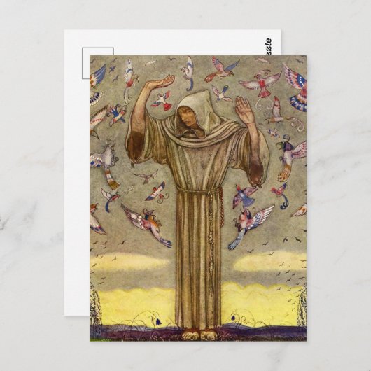 ジョン・バウアー『兄弟のマーティンと鳥』 ポストカード (正面/裏面)