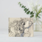 ジョン・バウアー – 彼がビットで率いた馬 ポストカード (スタンド正面)