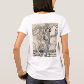 ジョン·バウアー-彼は馬の手綱を引いた Tシャツ (裏面)