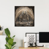 ジョン・バウアー – 格言の中を歩く男 ポスター (ホームオフィス)