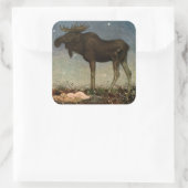 ジョン・バウアー - Tuvstarrに撃たれたスッカ 1913 スクエアシール (バッグ)