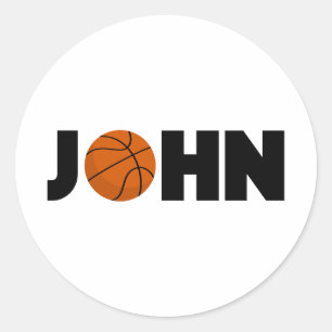 ジョン・バスケットボール ラウンドシール