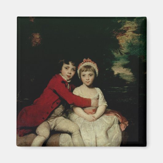 ジョン・パーカーと彼の妹テレサ, 1779 マグネット (正面)