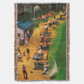 ジョン・ファルターによるゴルフ・ドライブ・レンジ スローブランケット (正面縦)