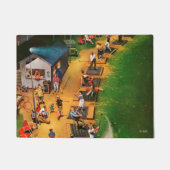 ジョン・ファルターによるゴルフ・ドライブ・レンジ ドアマット (正面)