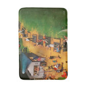 ジョン・ファルターによるゴルフ・ドライブ・レンジ バスマット (正面縦)