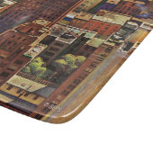 ジョン・ファルターによるニューヨーク市の鳥瞰図 カッティングボード (角)