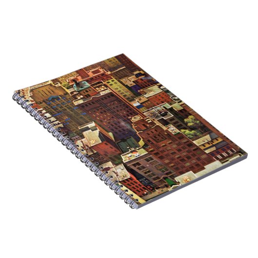 ジョン・ファルターによるニューヨーク市の鳥瞰図 ノートブック (右側)