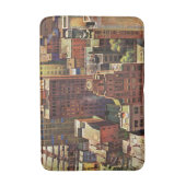 ジョン・ファルターによるニューヨーク市の鳥瞰図 バスマット (正面縦)