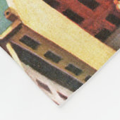 ジョン・ファルターによるニューヨーク市の鳥瞰図 フリースブランケット (角)