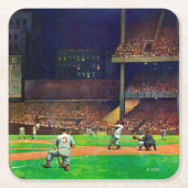 ジョン・ファルターの光の下に スクエアペーパーコースター (正面)