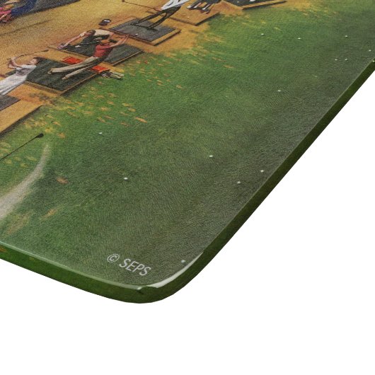 ジョン・ファーターによるゴルフ練習場 カッティングボード (角)