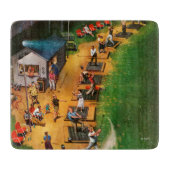 ジョン・ファーターによるゴルフ練習場 カッティングボード (正面)