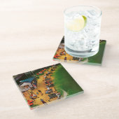 ジョン・ファーターによるゴルフ練習場 ガラスコースター (アングル)