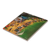 ジョン・ファーターによるゴルフ練習場 タイル (側面)