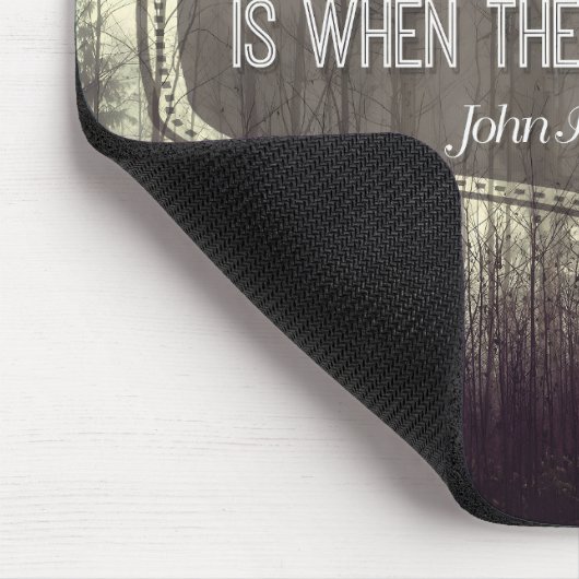 ジョン・フィッツジェラルド・ケネディ感動的引用文修理 マウスパッド (コーナー)