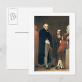 ジョン・フラックスマン(1755年~1826年)ウィルの胸像をモデルにした ポストカード (正面/裏面)