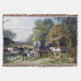 ジョン・フレデリック・ヘリングが牛の頭の外で止まる スローブランケット