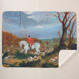 ジョン・フレデリック・ヘリング「サフォークの狩猟」1833 シェルパブランケット