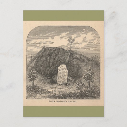 ジョン・ブラウンの墓 ポストカード (正面)