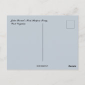 ジョン・ブラウンの砦(ハーパーズ・フェリー)ウェストバージニア州 ポストカード (裏面)