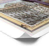 ジョン・ブルと建築家ウォットがアーチを作る ポスター (角)