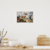 ジョン・ブルは勝ち誇った ポスター (キッチン)