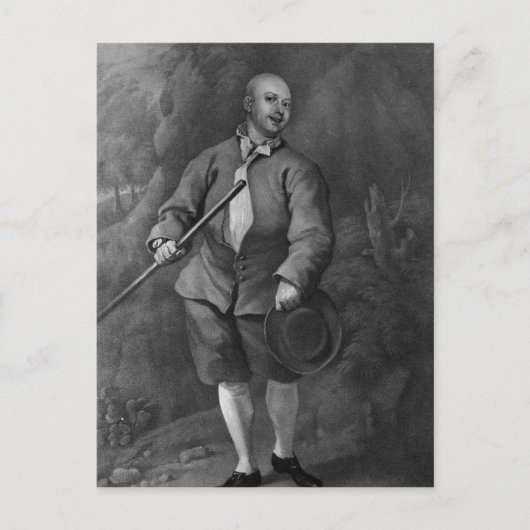 ジョン・ブロートン、1842年、ロス編F.刻印 ポストカード (正面)