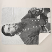 ジョン・ベル・フッド将軍CSA シェルパブランケット (正面(横))