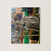 ジョン・ペムバートン像ジョージア ジグソーパズル (縦)