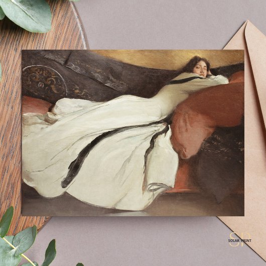 ジョン・ホワイト・アレクサンダー絵を描ダー安置芸術プリント ポストカード