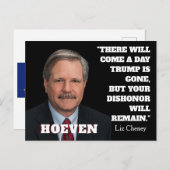 ジョン・ホヴェル上院議員 ポストカード (正面/裏面)